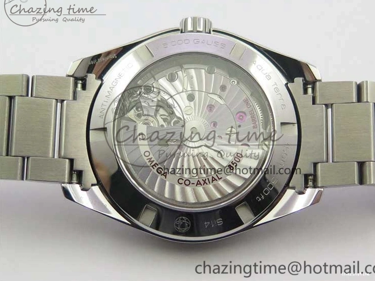 0407 Soft Aqua Terra 150M SS VSF 1:1 Best Edition White Wave Textured Dial on SS Bracelet A8500 Super Clone (2 Straps) 7916